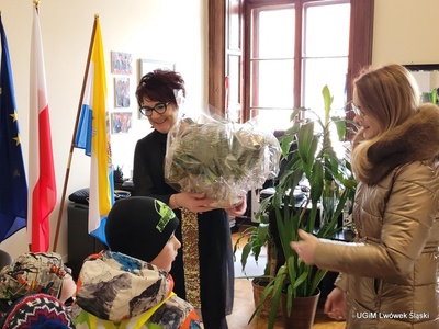Grupa przedszkolaków w Urzędzie Gminy i Miasta Lwówek Śląski, fot. 11
