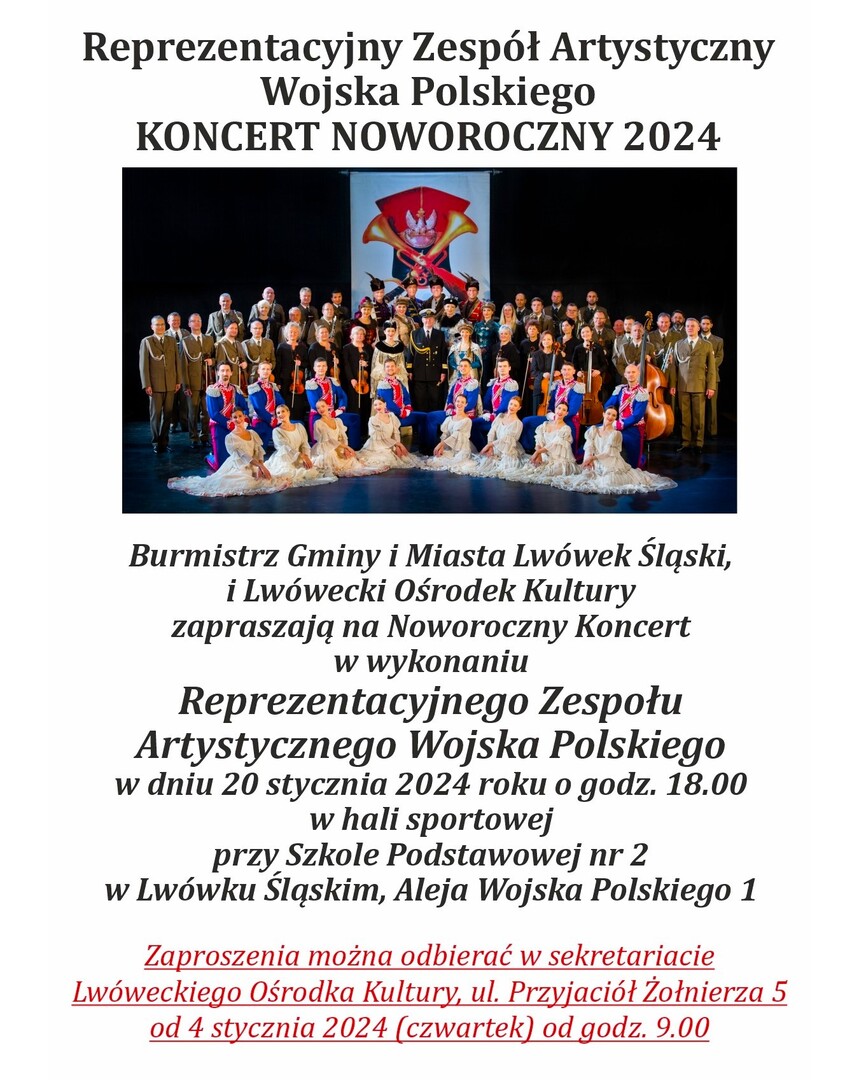 Afisz Koncertu Noworocznego