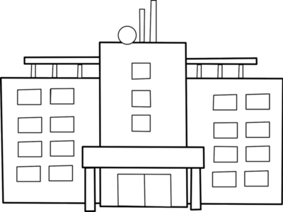 szpital rysunek