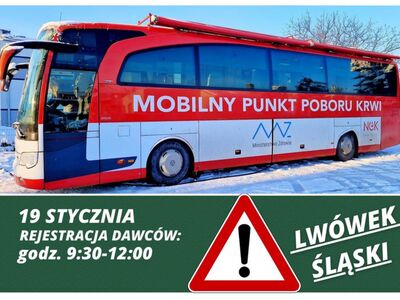 19 STYCZNIA AKCJA POBIERANIA KRWI W LWÓWKU ŚL.