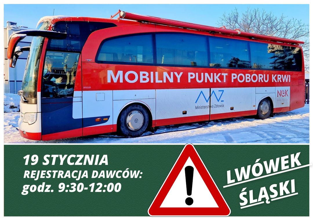 19 STYCZNIA AKCJA POBIERANIA KRWI W LWÓWKU ŚL.