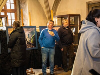 Zwiedzanie ratusza podczas Euroregionalnego spotkania w Lwówku Śląskim, fot. 16