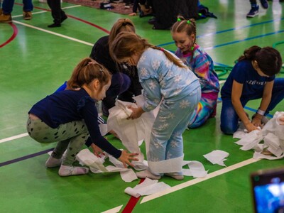 Zajęcie proedukacyjne podczas "Bezpiecznych ferii 2024" 