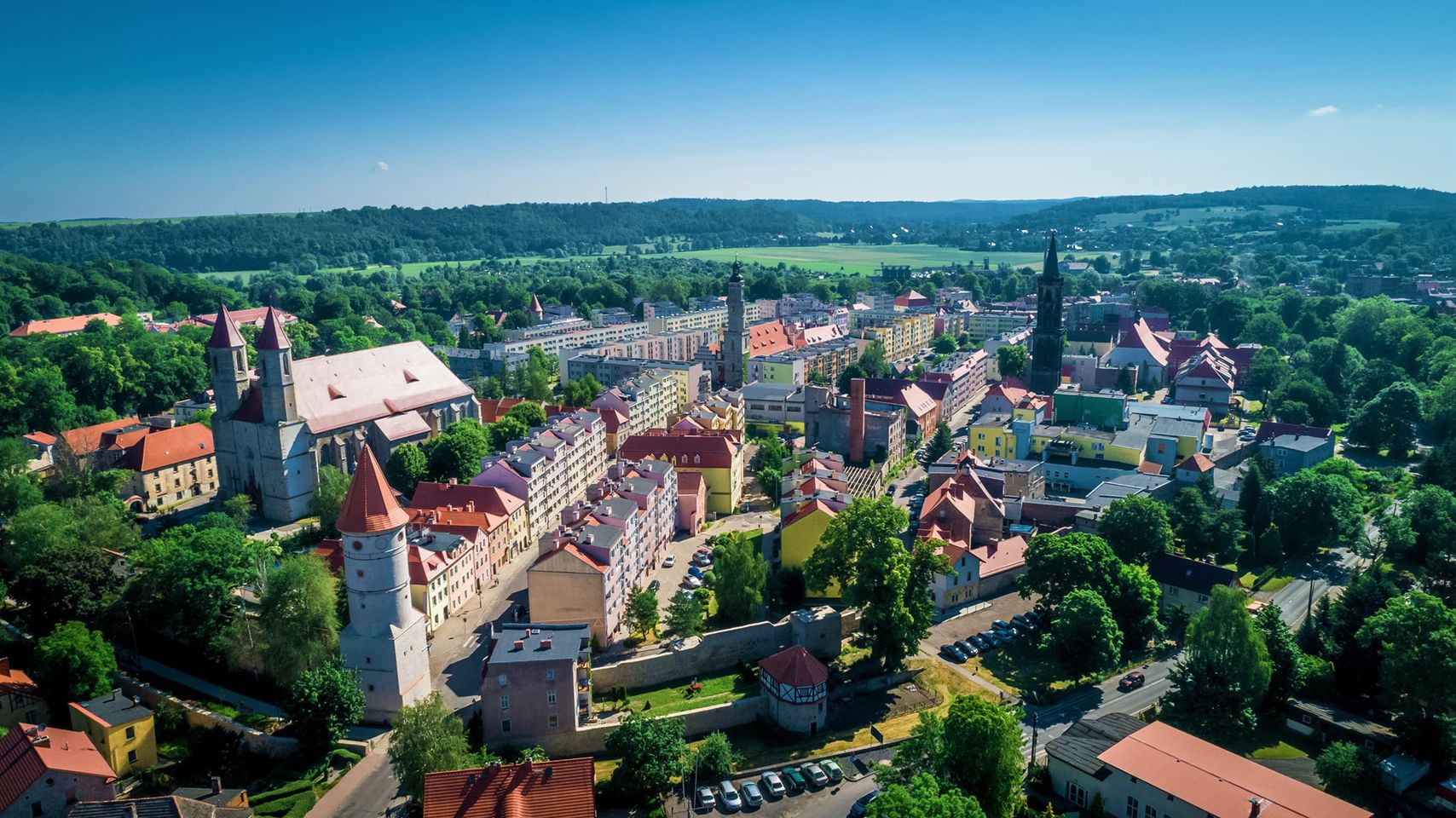 Panorama Lwówka Śląskiego 