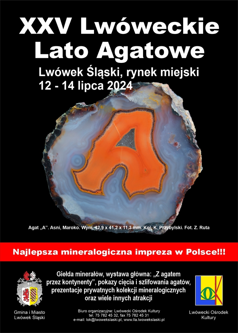 Afisz XXV Lwóweckie Lato Agatowe