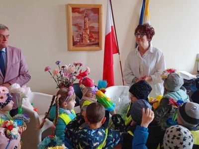 Przedszkolaki u Pani Burmistrz, fot. 1