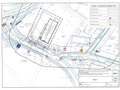 Czasowa organizacja ruchu w ciągu drogi gminnej nr 108834D ul. Widokowa w Lwówku Śląskim, mapa 6