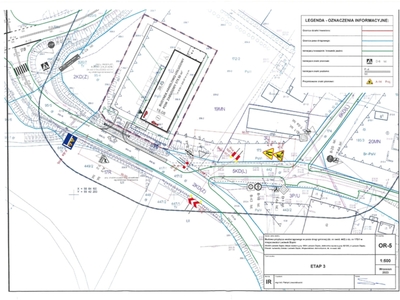 Czasowa organizacja ruchu w ciągu drogi gminnej nr 108834D ul. Widokowa w Lwówku Śląskim, mapa 1