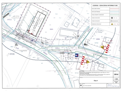 Czasowa organizacja ruchu w ciągu drogi gminnej nr 108834D ul. Widokowa w Lwówku Śląskim, mapa 2