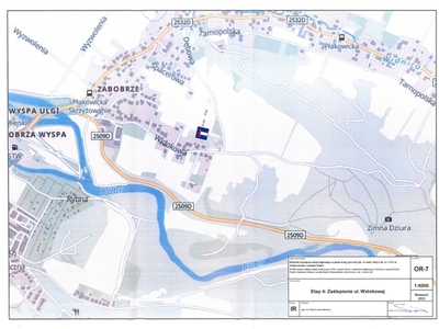 Czasowa organizacja ruchu w ciągu drogi gminnej nr 108834D ul. Widokowa w Lwówku Śląskim, mapa 3