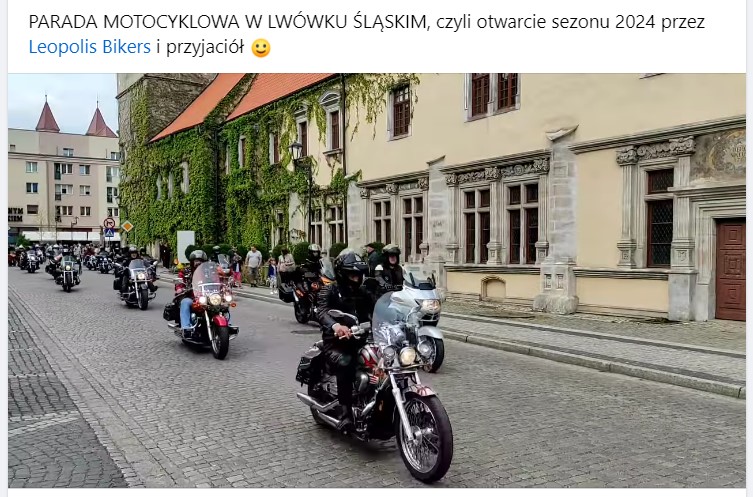 120.000 WYŚWIETLEŃ POSTA Z PARADY MOTOCYKLOWEJ !