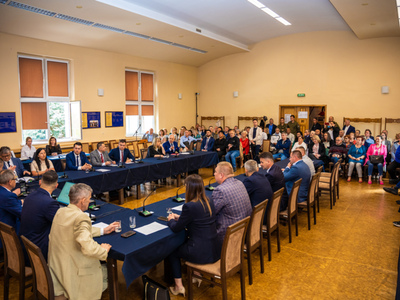 I Sesja Rady Miejskiej IX kadencji w Sali Konferencyjnej UGiM Lwówek Śląski, fot. 1