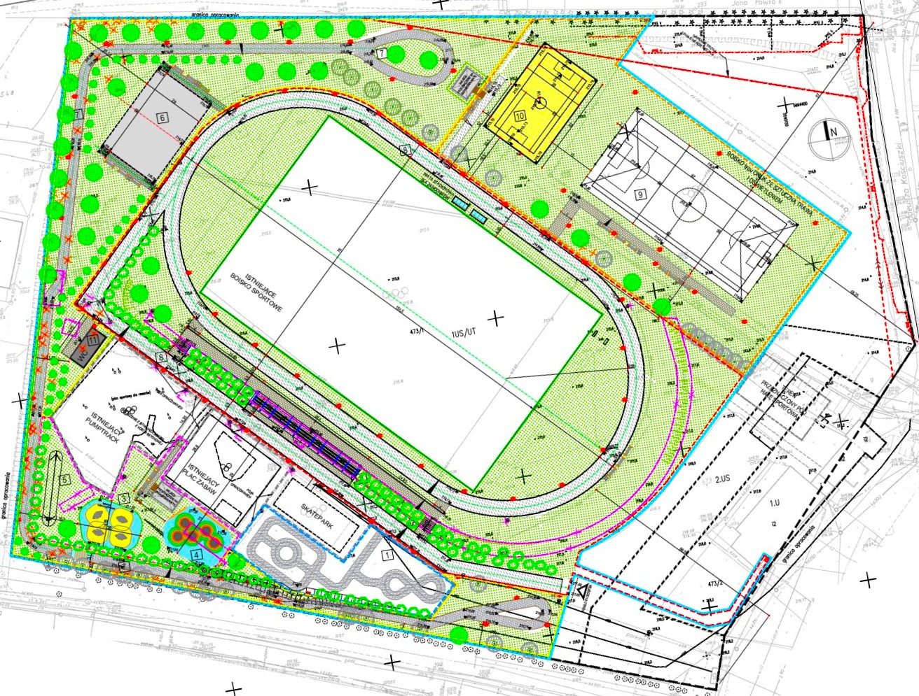 Projekt modernizacji Stadionu Miejskiego w Lwówku Śląskim