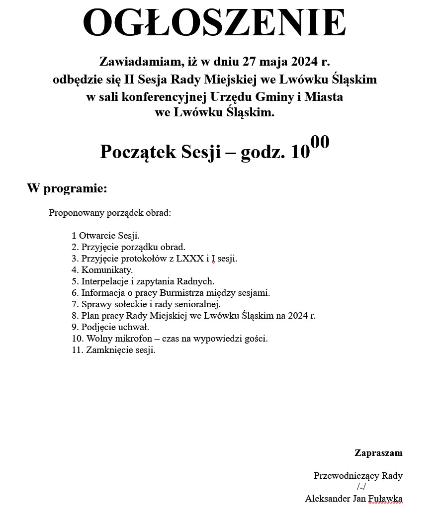 posiedzenie