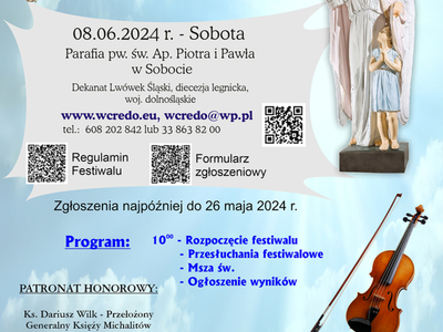 FESTIWAL PIOSENKI RELIGIJNEJ W SOBOCIE K. LWÓWKA ŚL.