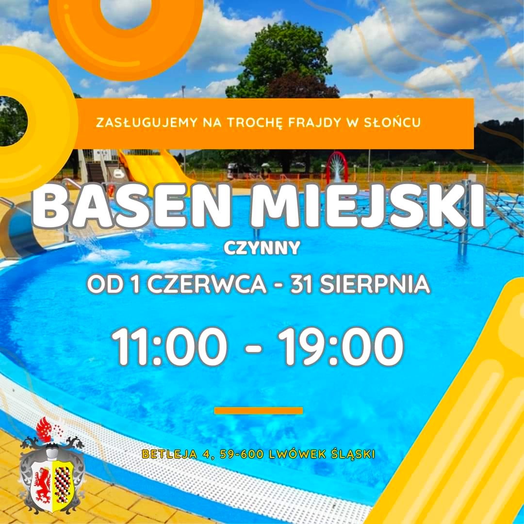 Dni i godziny otwarcia basenu w Lwówku Śląskim