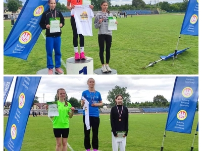PRZYWIOZŁY DWA ZŁOTE MEDALE Z WOJEWÓDZKICH IGRZYSK LEKKOATLETYCZNYCH