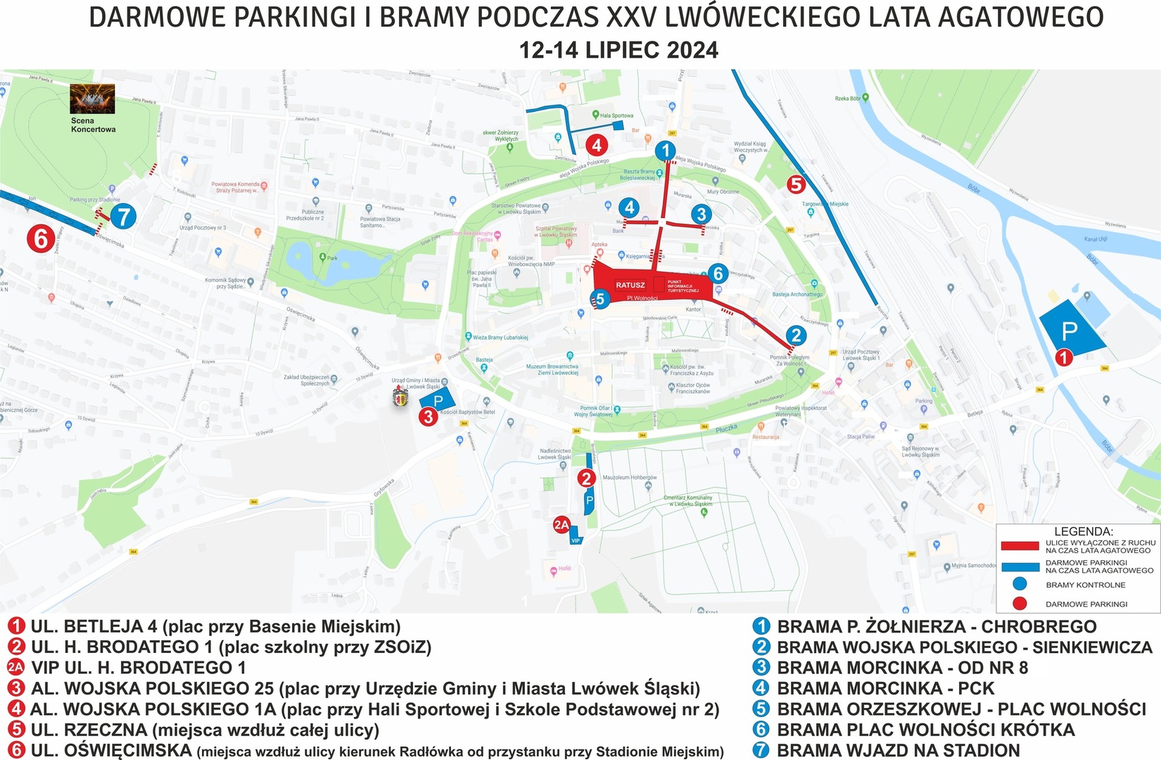 Darmowe parkingi i bramy podczas XXV Lwóweckiego Lata Agatowego