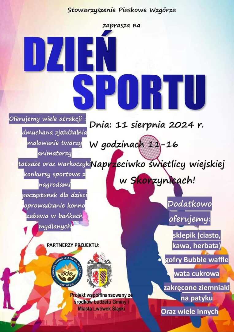 11 sierpnia Dzień Sportu w Skorzynicach