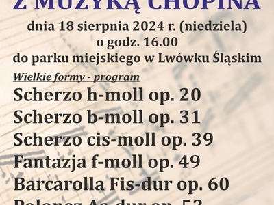 Zapraszamy na kolejny spacer z muzyką Chopina