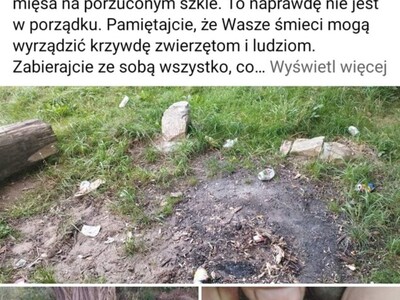 Post o rannym piesku i śmieciach