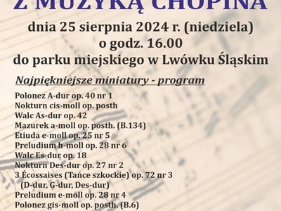 Ostatni wakacyjny spacer z muzyką Chopina