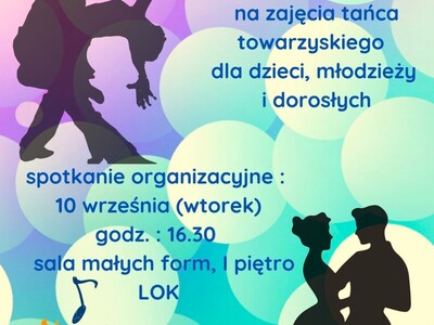 ZAJĘCIA TAŃCA TOWARZYSKIEGO W LWÓWECKIM OŚRODKU KULTURY