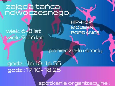 ZAPISY DLA DZIECI I MŁODZIEŻY NA TANIEC NOWOCZESNY W LOK
