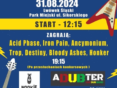 ZAPRASZAMY NA PARK ROCK W PARKU MIEJSKIM