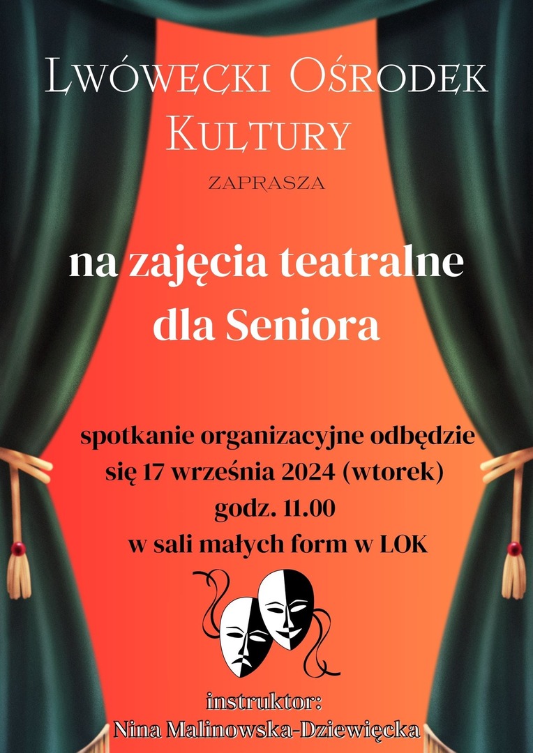 ZAJĘCIA TEATRALNE DLA SIENIORÓW W LOK-U