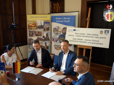 Burmistrzowie Lwówka Śl. i Wilthen złożyli podpisy pod wspólnym projektem