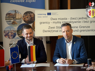 Burmistrzowie Lwówka Śl. i Wilthen złożyli podpisy pod wspólnym projektem