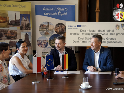 Burmistrzowie Lwówka Śl. i Wilthen złożyli podpisy pod wspólnym projektem