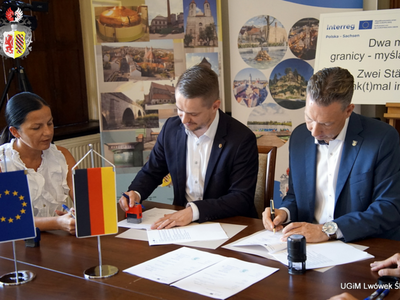 Burmistrzowie Lwówka Śl. i Wilthen złożyli podpisy pod wspólnym projektem