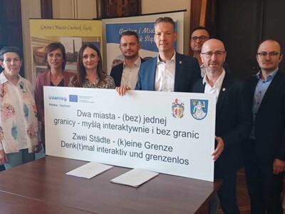 Burmistrzowie Lwówka Śl. i Wilthen złożyli podpisy pod wspólnym projektem