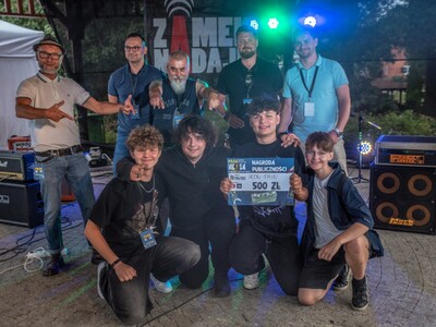 Zespół IRON PAIN - Nagroda Publiczności podczas Park Rock