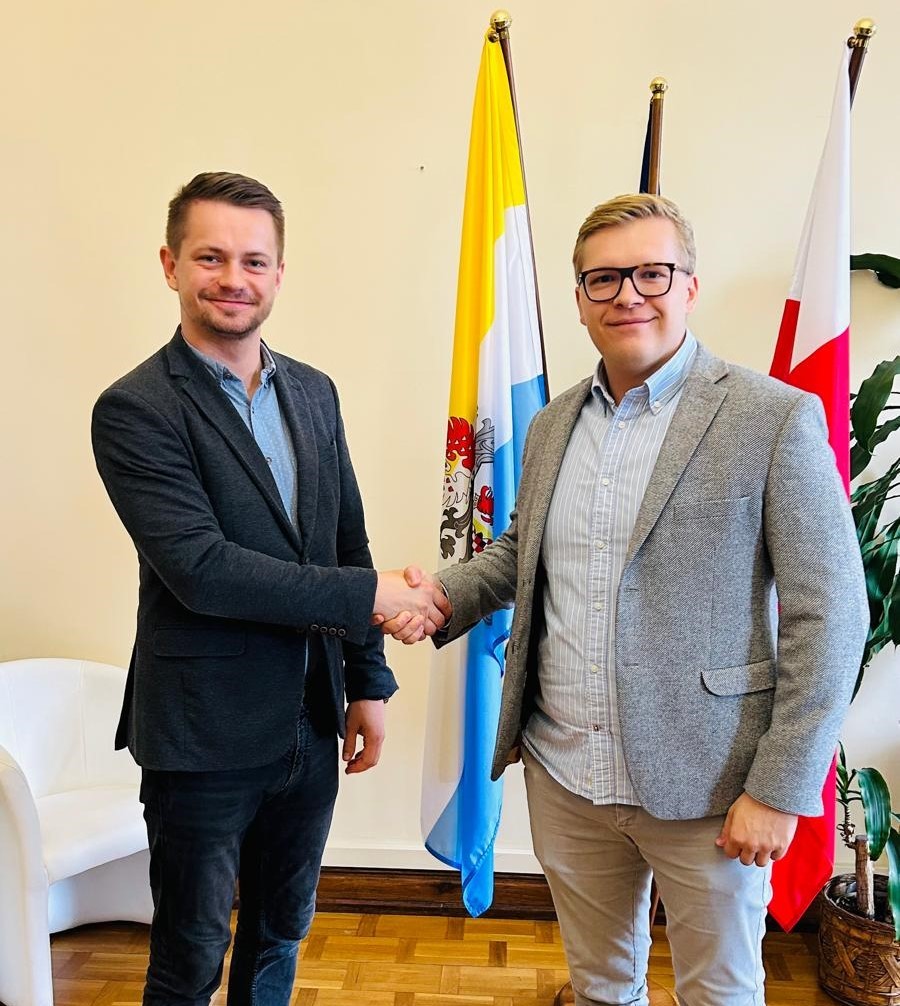 Burmistrz Dawid Kobiałka i Radny Sejmiku Wojewódzkiego