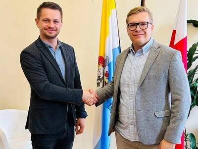Burmistrz Dawid Kobiałka i Radny Sejmiku Wojewódzkiego