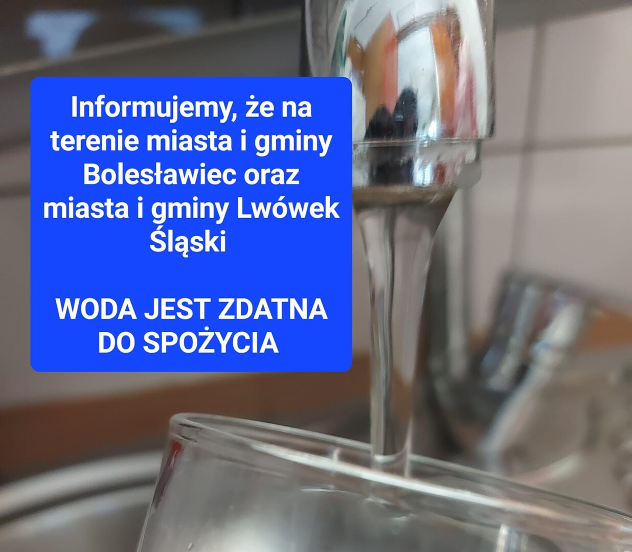 KOMUNIKAT PWiK W SPRAWIE WODY W KRANACH
