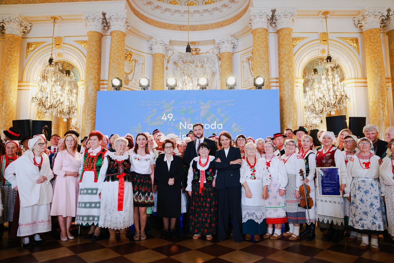 UROCZYSTA GALA W ZAMKU KRÓLEWSKIM W WARSZAWIE