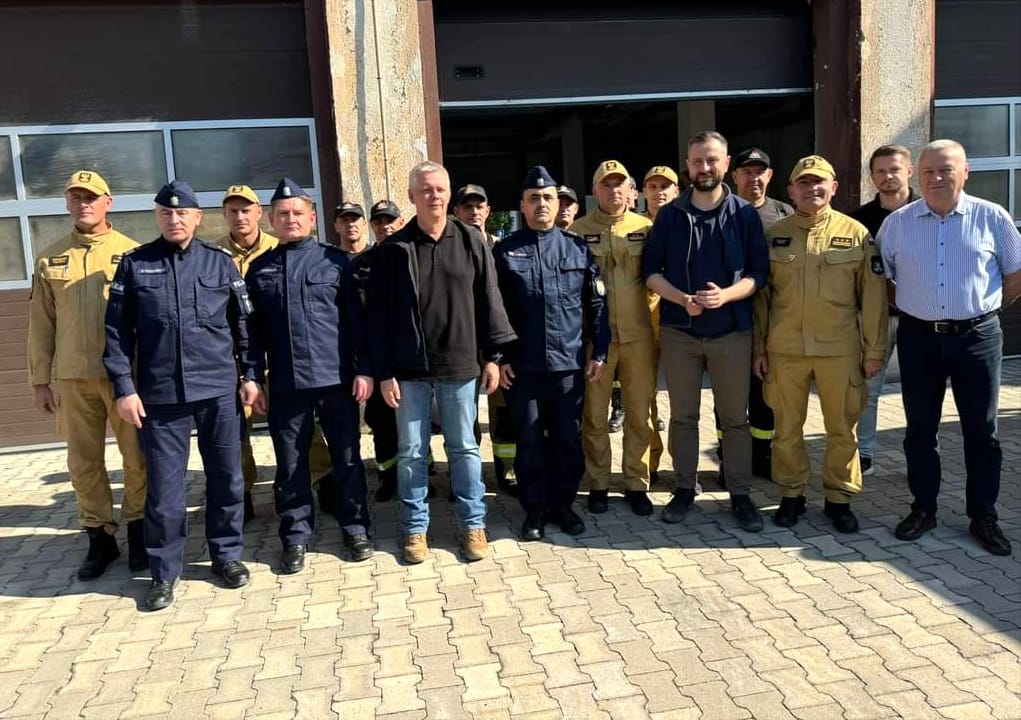 Pan Burmistrz z przedstawicielami rządu w związku z sytuacją powodziową