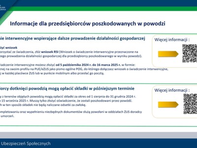 Informacja dla powodzian
