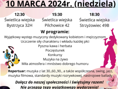 Wiosenne koncerty z okazji Dnia Kobiet i Mężczyzn