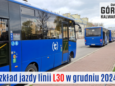 W grudniu linia L30 będzie kursowała ze zmienionym rozkładem