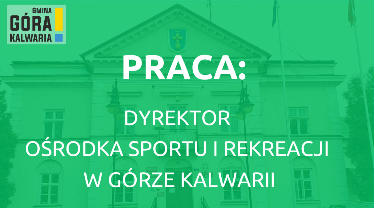 Ogłosiliśmy konkurs na nowego dyrektora OSiR