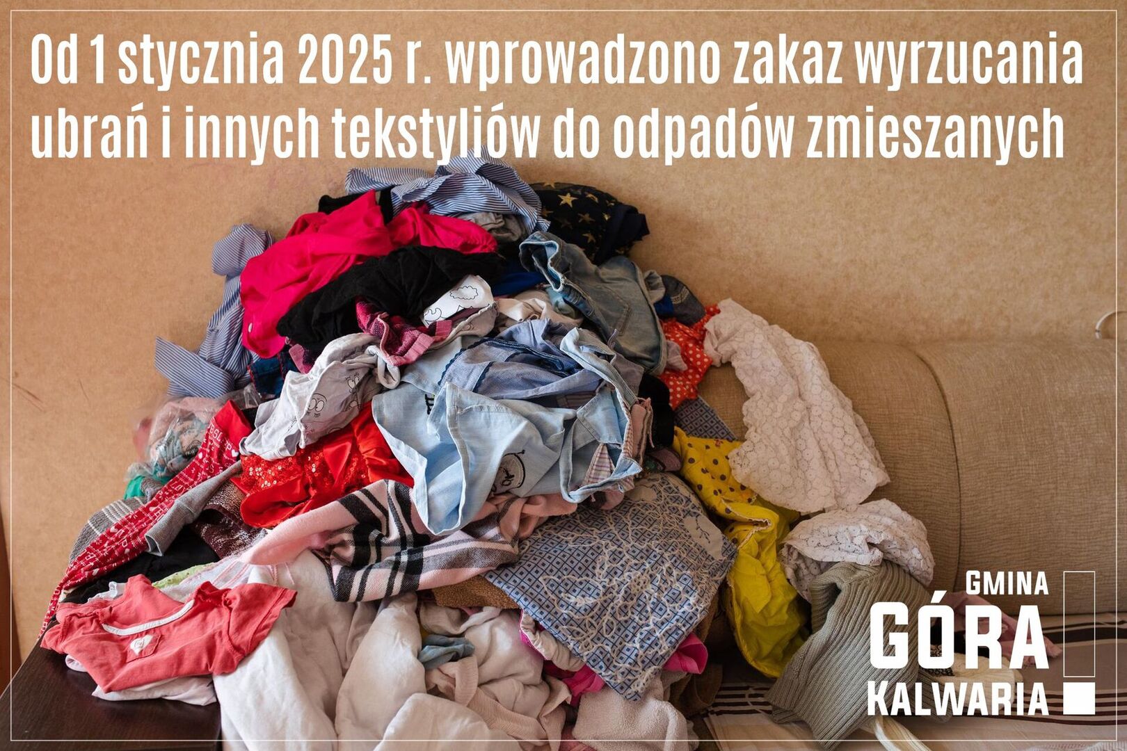 Nie wyrzucaj już ubrań i butów do odpadów zmieszanych 