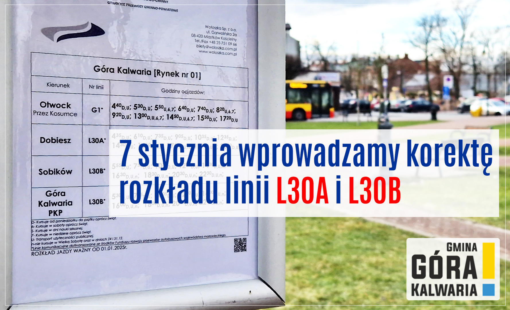 Wsłuchujemy się w uwagi i korygujemy rozkład jazdy