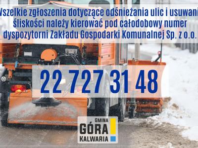 Odśnieżanie dróg gminnych