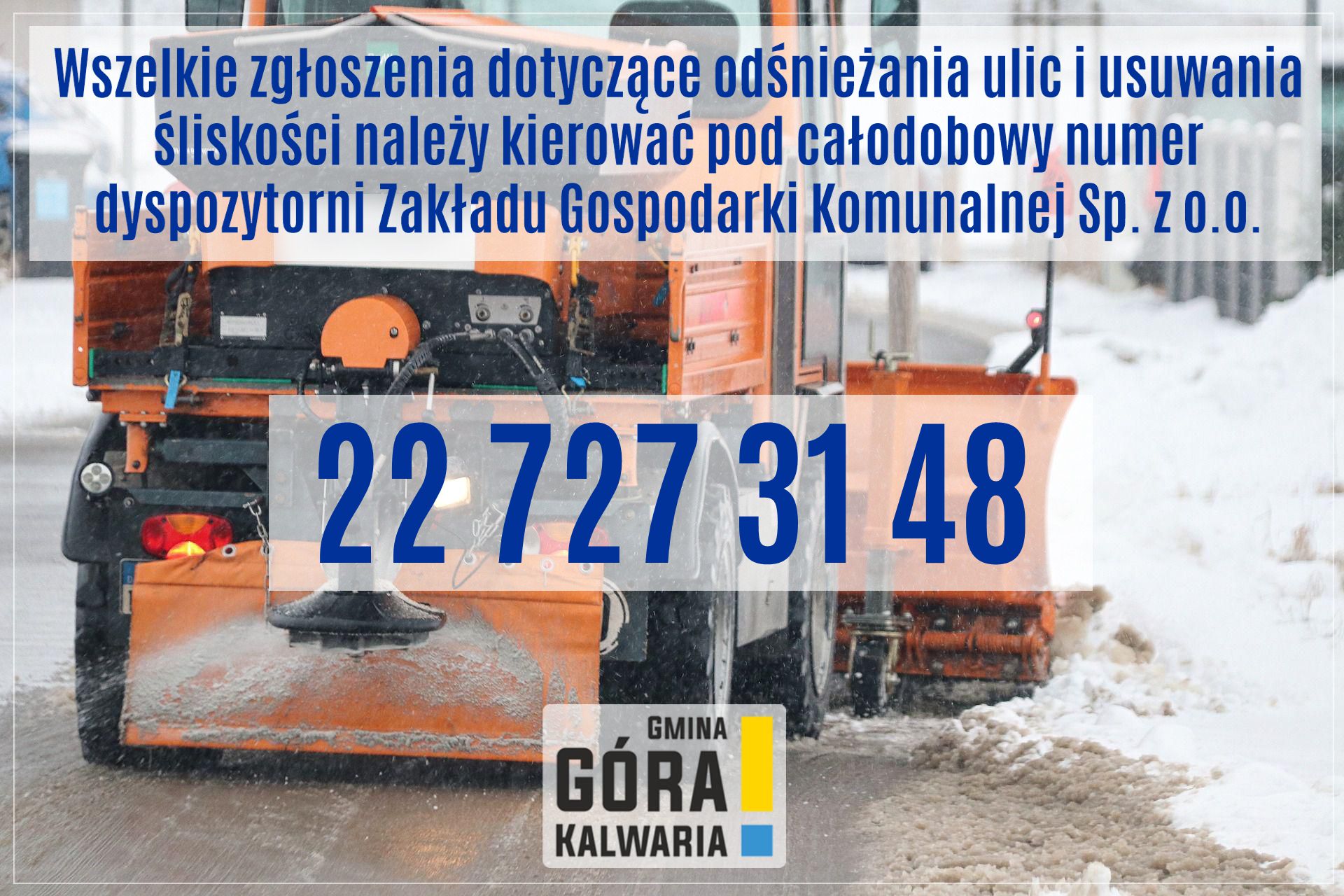 Odśnieżanie dróg gminnych
