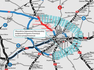 Wraca temat Autostradowej Obwodnicy Warszawy (AOW)